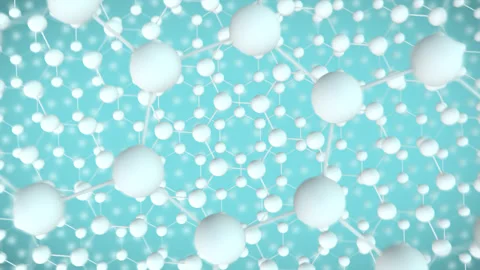 Graphene Advanced Material Tech Loop Tunnel Stylised Rotate colour. This zoom Stock Footage 342252571