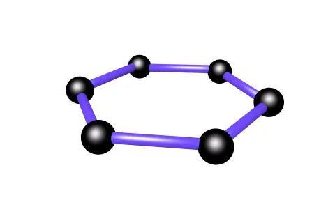 Graphene atom 스톡 일러스트