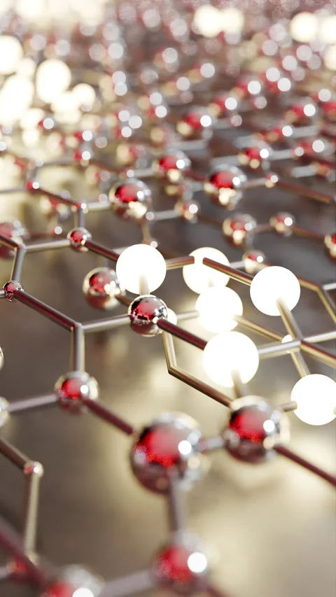 Graphene Is A Layer Molecular Structure 02 4K Stock Footage 307750879
