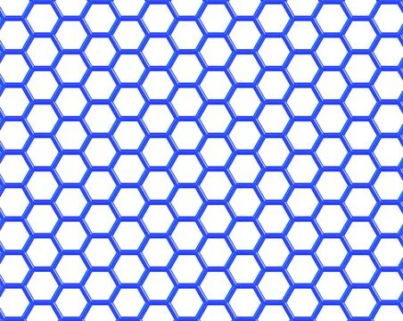 Graphene molecular structure isolated on white Stock Illustration