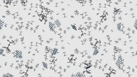 Graphene Nanoplatelets concrete loop tile falling with alpha. This footage with Stock Footage 346103644