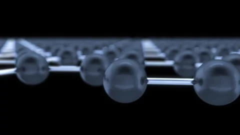 Graphene One Atom Thick 4K on Black Background - Unlabelled Stock Footage 319987416