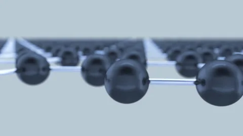 Graphene One Atom Thick 4K on Light Grey Background - Unlabelled Stockbeeldmateriaal 319987515