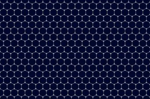 Graphene seamless pattern background, honeycomb lattice 스톡 일러스트