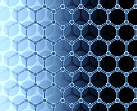 Graphene sheet artwork Stock Illustration