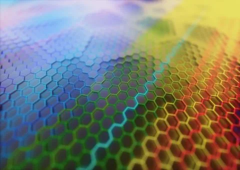 Graphene Structural Background Design Concept Stock Illustration