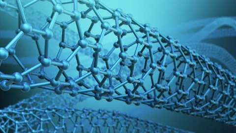 Graphene structure Stockbeeldmateriaal 170443576