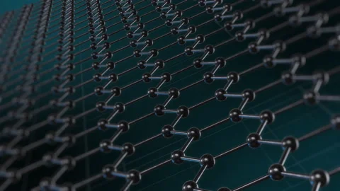 Graphene structure Stockbeeldmateriaal 193401199