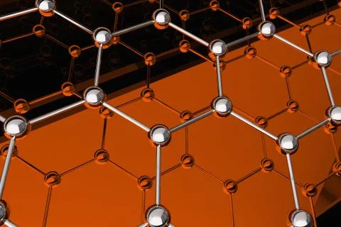 Graphene technology イラスト素材