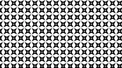 Graphic 2D video pattern in B&amp;W which moves to the lower right with zoom Video stock 114647105