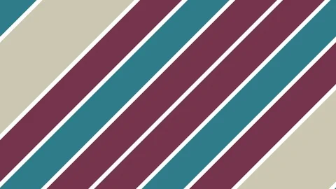 Graphic 2D video pattern with diagonal bars moving to the lower right Video stock 114646575
