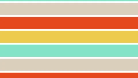 Graphic 2D video pattern with horizontal bars moving down Stock Footage 114646532