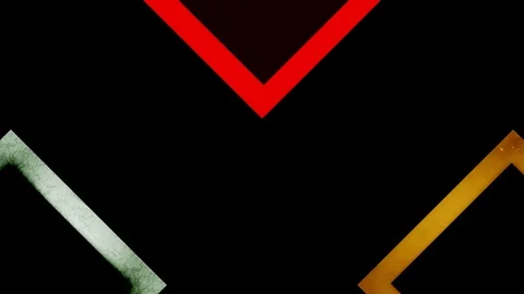Graphic 2D video pattern of moving rhombus shapes. Vídeo Stock 114490209
