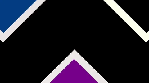 Graphic 2D video pattern of moving rhombus shapes. Video stock 114490239