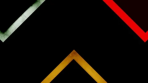 Graphic 2D video pattern of moving rhombus shapes. Video stock 114490313