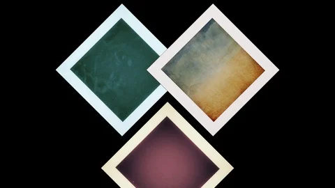 Graphic 2D video pattern of moving rhombus shapes. Stock Footage 114490404