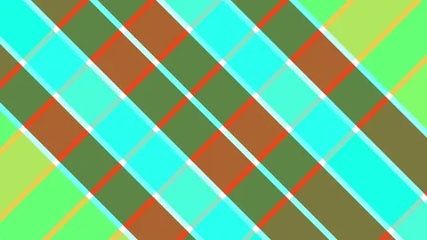 Graphic 2D video pattern with rhombuses moving to the lower right. Video stock 115021119