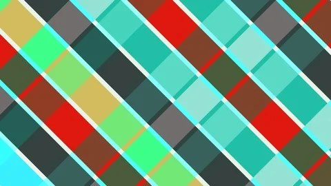 Graphic 2D video pattern with rhombuses moving to the lower right. Stock-Footage 115021300