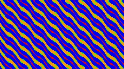 Graphic 2D video pattern with wave effect, which rotates to the left. 動画素材 116082349