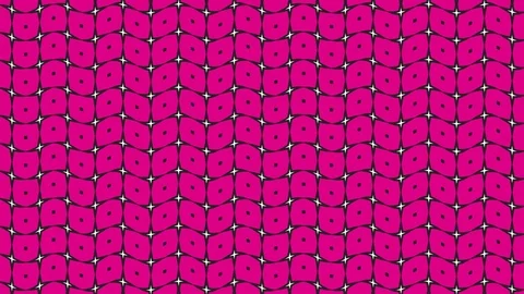 Graphic 2D video pattern with wave effect, which rotates to the left. 스톡 동영상 116082753