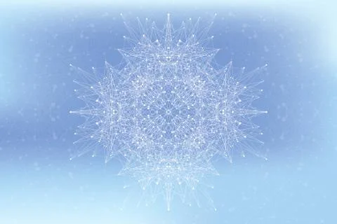 Graphic abstract background communication. Big data visualization. Perspective イラスト素材
