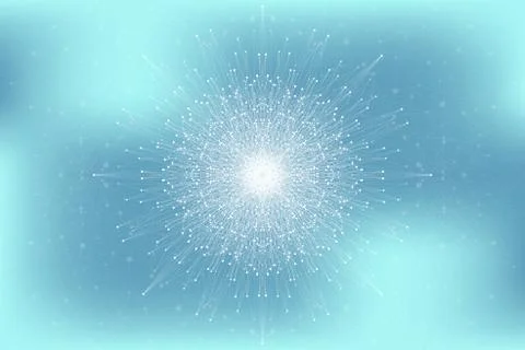 Graphic abstract background communication. Big data visualization. Connected Stock Illustration