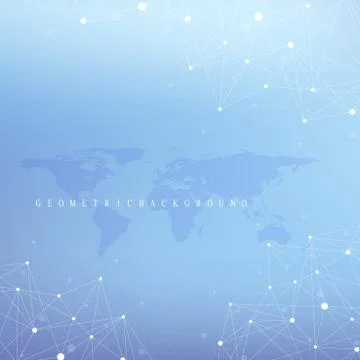 Graphic abstract background communication. Big data complex with compounds イラスト素材
