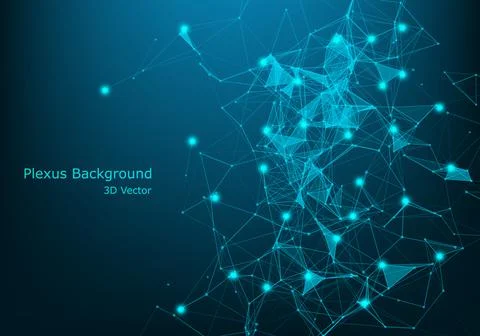 Graphic abstract background communication. Big data visualization. Connected  Illustrazione stock