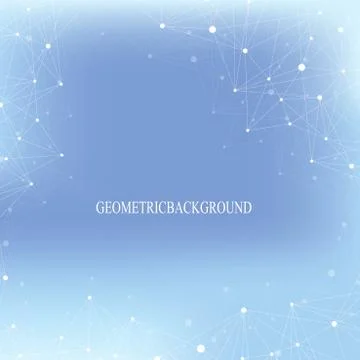 Graphic abstract background communication. Geometric scientific pattern with イラスト素材