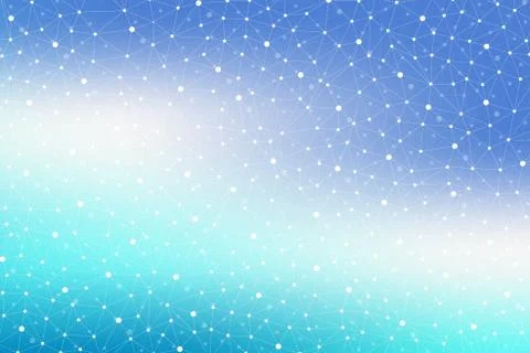 Graphic abstract background communication. Scientific pattern with compounds Stock Illustration