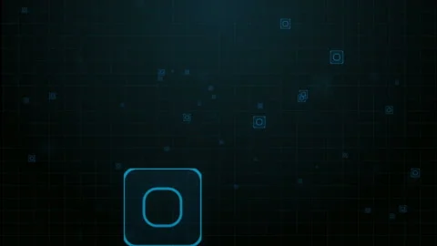 Graphic abstract background. Elements of the modern interface. Stock Footage 124371604