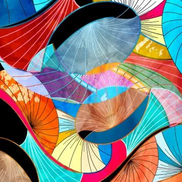 Graphic  abstract background Stock Illustration