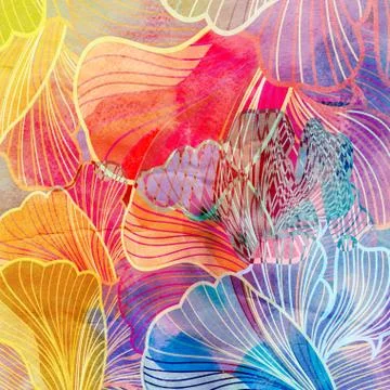 Graphic  abstract background Stock Illustration