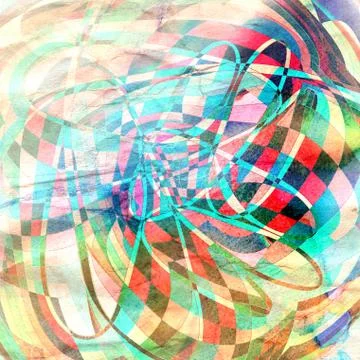 Graphic abstract light waves Stock Illustration