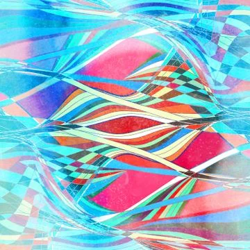 Graphic abstract light waves Stock Illustration