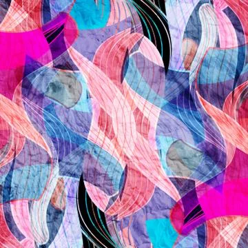 Graphic abstract light waves Stock Photos