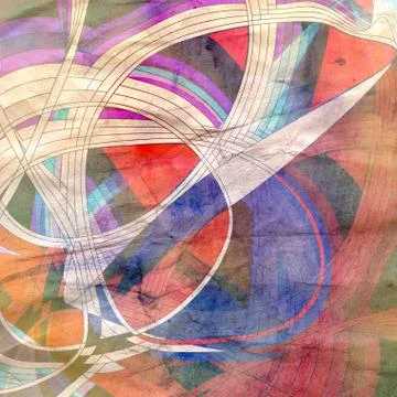 Graphic abstract light waves Stock Photos