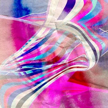 Graphic abstract light waves Stock Photos