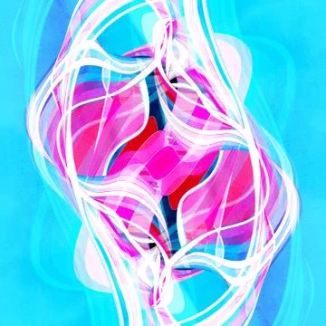 Graphic abstract light waves Stock Photos