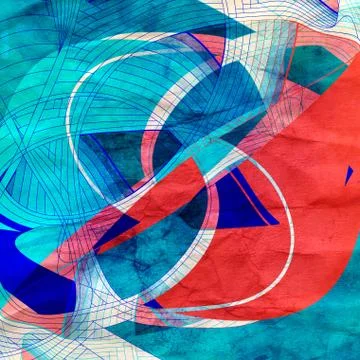 Graphic abstract light waves Stock Photos