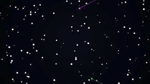 Graphic abstract with two trajectory lines and stars 스톡 동영상 331647207