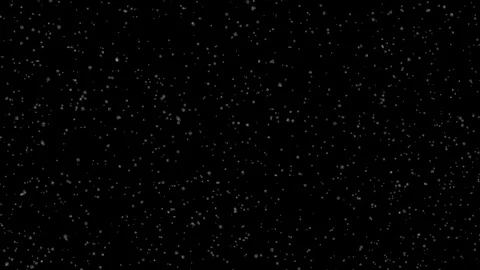 Graphic animated background of the snow falling on the black screen and stopping Video stock 101213216
