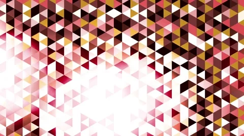 Graphic animation with colorful triangles on black background Stock Footage 50525902