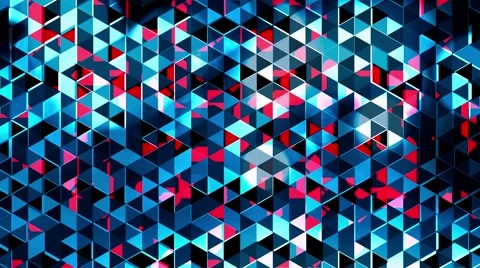 Graphic animation of destructed digital counter becoming net at the end Stock Footage 50551701