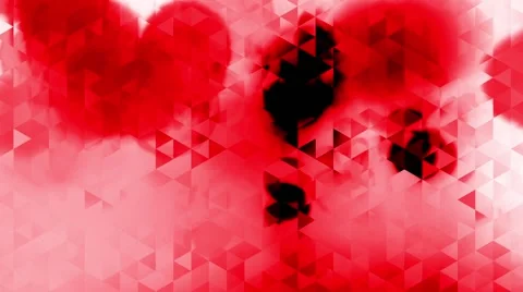 Graphic animation with triangles and encrusted red spots effects in background Stock Footage 50525882