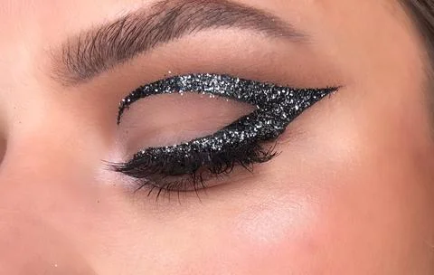 Graphic arrows with glitter Foto stock