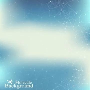 Graphic background communication. Structure molecule dna, neurons, atom. Social Stock Illustration