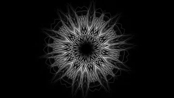 Graphic background of complex floral mandala - seamless looping (FULL HD) Video stock 86038360