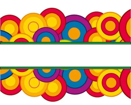 Graphic background from figures Stock Illustration