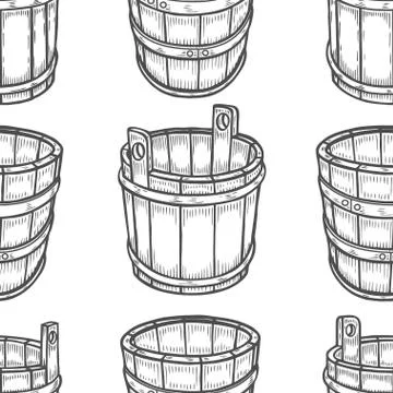 Graphic barrels of beer Stock Illustration